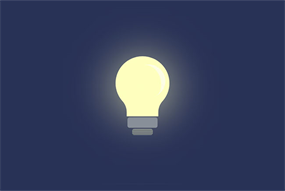 纯CSS3发光的灯泡特效